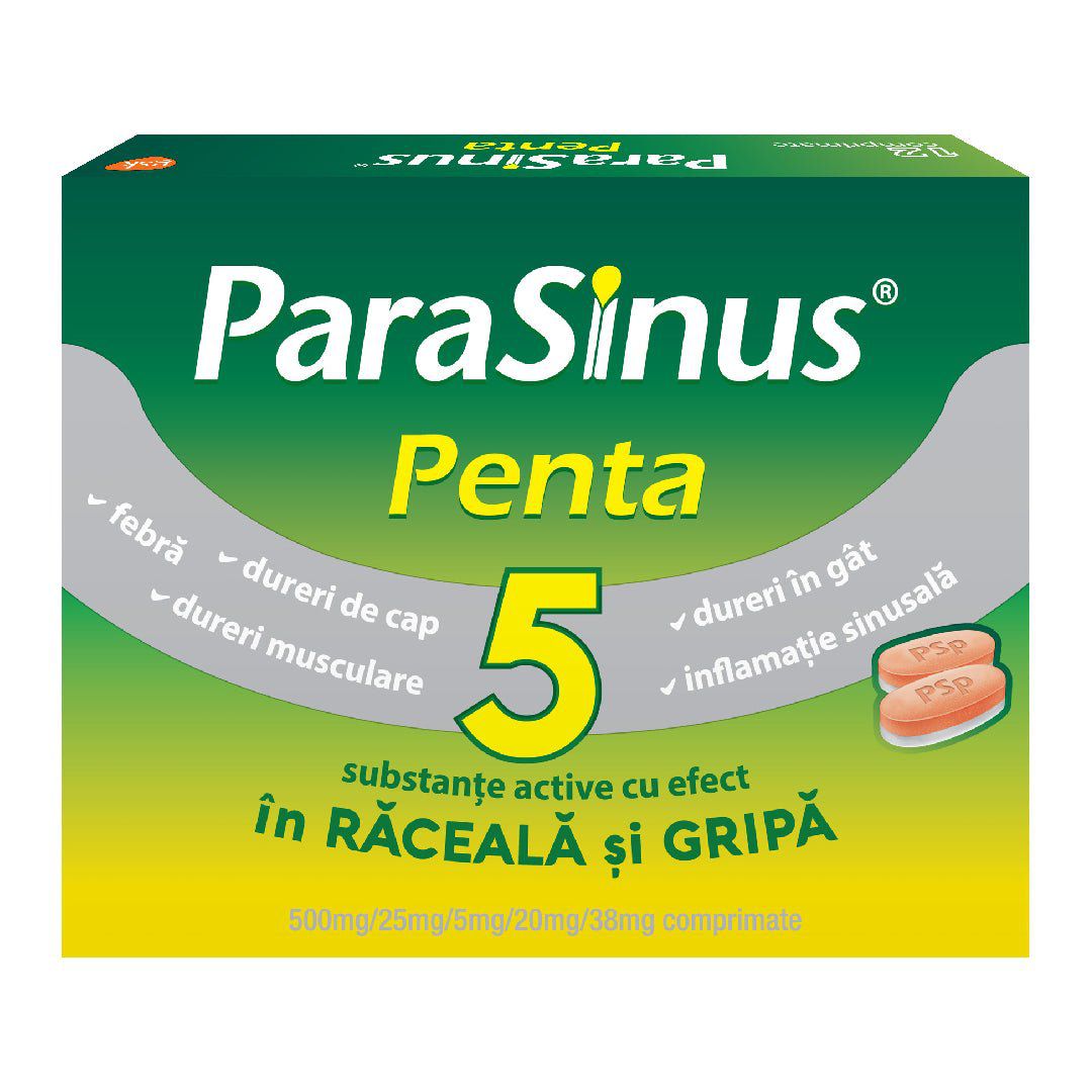 Parasinus Penta, 12 comprimate, Gsk